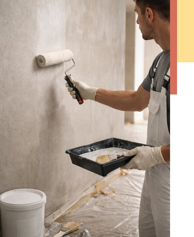 Грунтовка стен в Моршанске от 2285 руб. м2 — быстро, недорого, с материалом | ОТДЕЛОЧНИК-Мрш