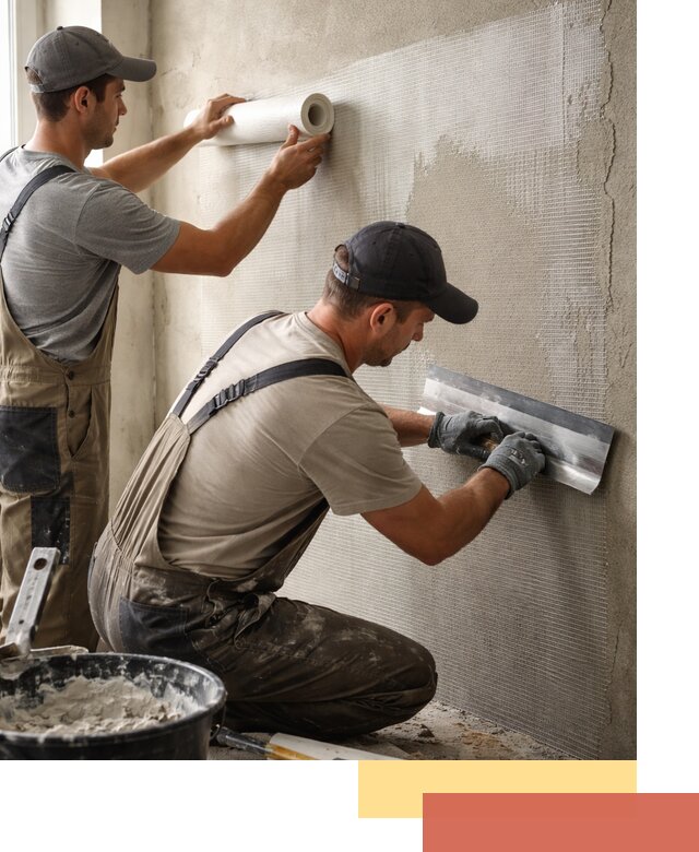 Армирование стен стеклосеткой в Моршанске для прочной отделки