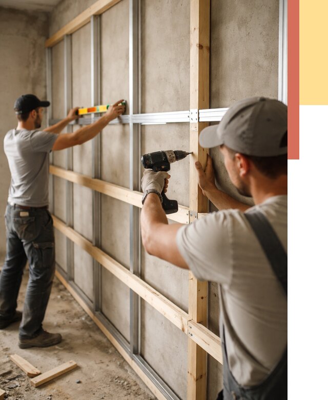 Устройство обрешетки под панели в Моршанске от 2181 руб. — монтаж под ключ | ОТДЕЛОЧНИК-Мрш