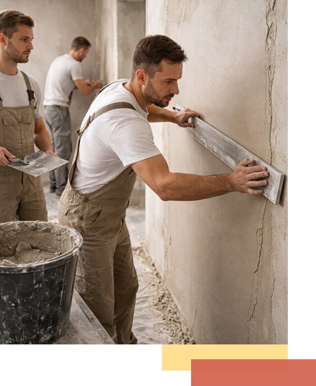 Штукатурка стен без маяков в Моршанске быстро и качественно