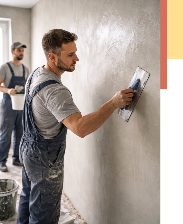 Глянцевание штукатурки стен в Моршанске от 7789 руб. — услуги и затирка | ОТДЕЛОЧНИК-Мрш