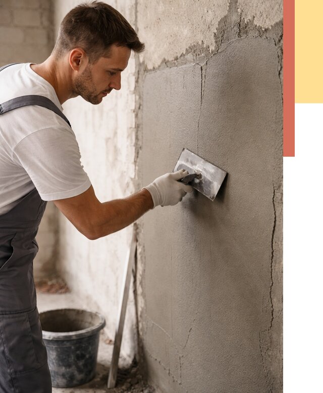 Штукатурка стен под плитку в Моршанске от 4362 руб./м2 — выравнивание под плитку | ОТДЕЛОЧНИК-Мрш