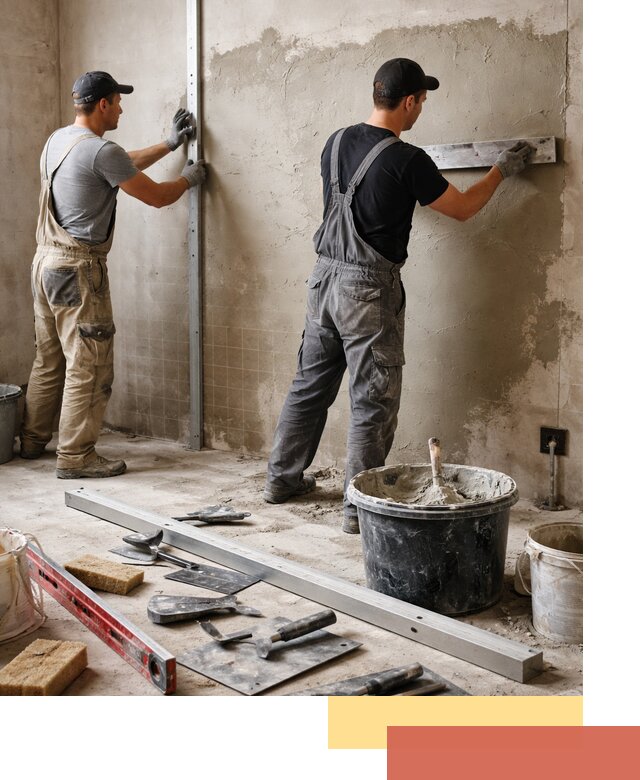 Профессиональная штукатурка стен под плитку в Моршанске