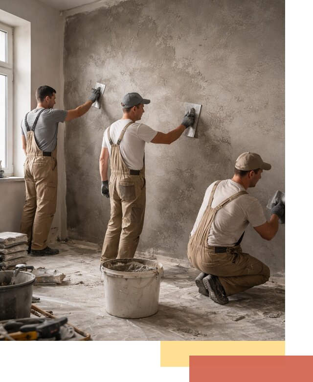 Декоративная штукатурка под бетон в Моршанске для стен и потолков