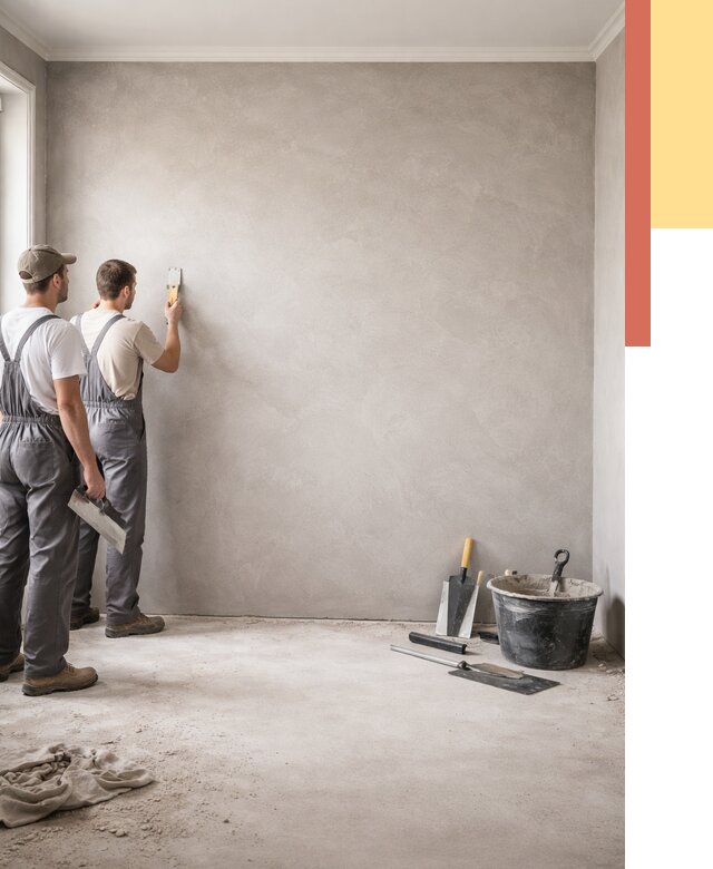 Микробетон на стены в Моршанске от 1298 руб. — нанесение и отделка | ОТДЕЛОЧНИК-Мрш