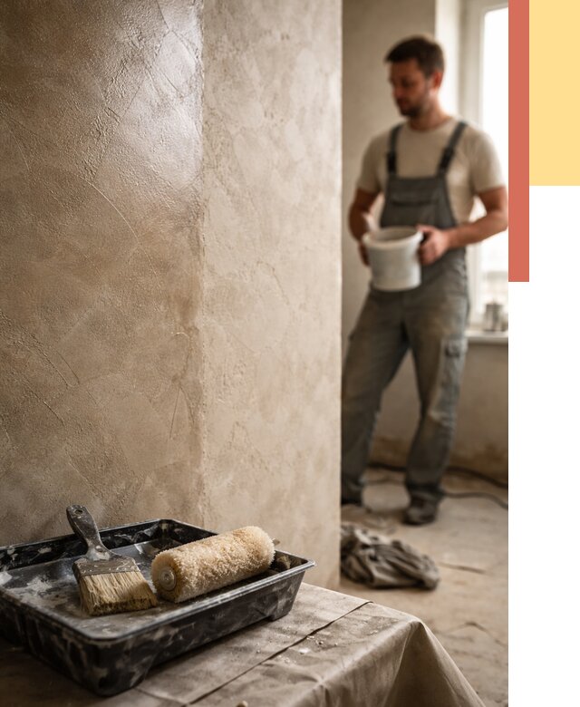 Нанесение воска на штукатурку в Моршанске от 3635 руб. | Услуги ОТДЕЛОЧНИК-Мрш