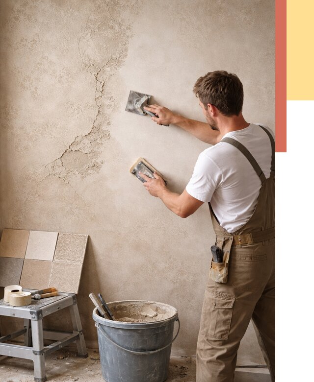 Ремонт декоративной штукатурки в Моршанске от 4673 руб. под ключ | ОТДЕЛОЧНИК-Мрш