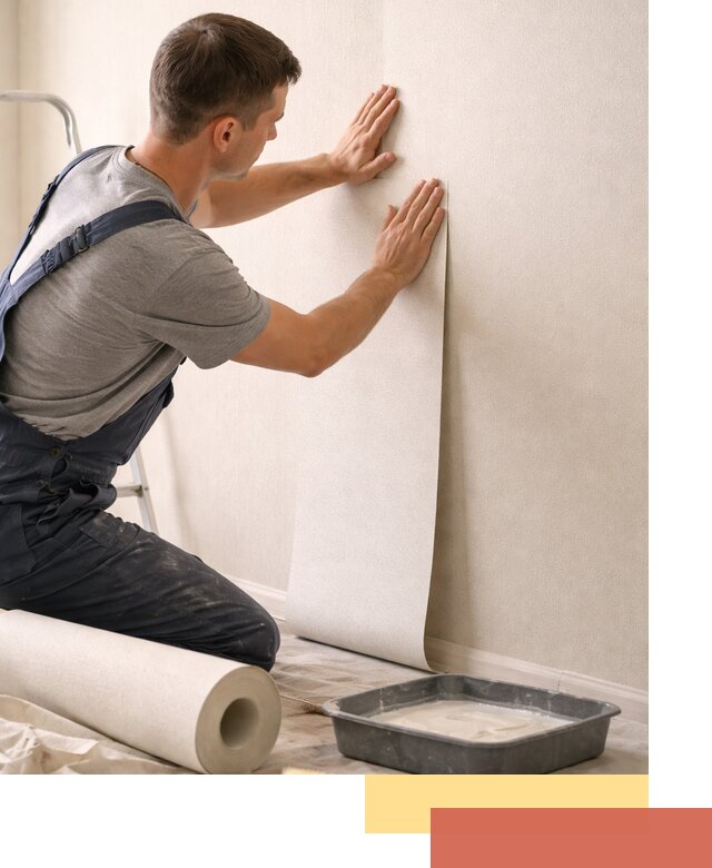 Поклейка флизелиновых обоев в Моршанске качественно и быстро