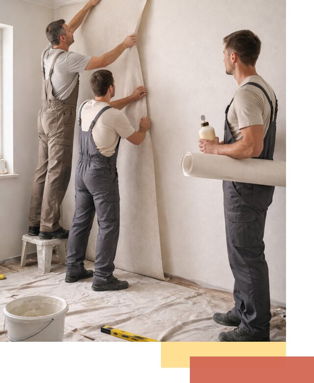 Оклейка стен обоями в Моршанске — качественно и профессионально