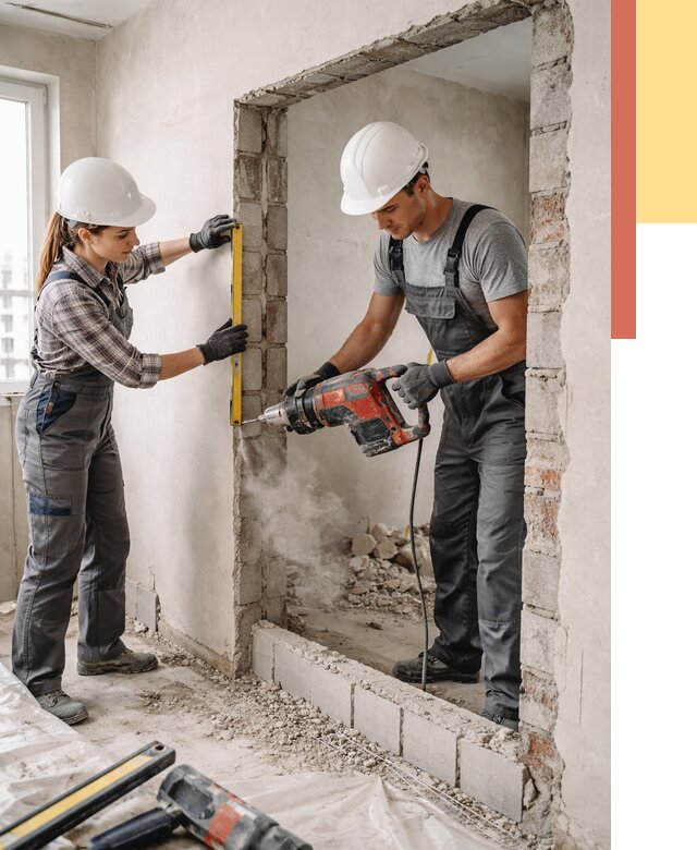 Создание проемов в стенах в Моршанске от 6750 руб. — алмазная резка и расширение | ОТДЕЛОЧНИК-Мрш