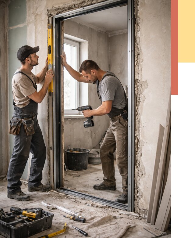 Закладка дверного проема в Моршанске от 3635 руб. — быстро и недорого | ОТДЕЛОЧНИК-Мрш