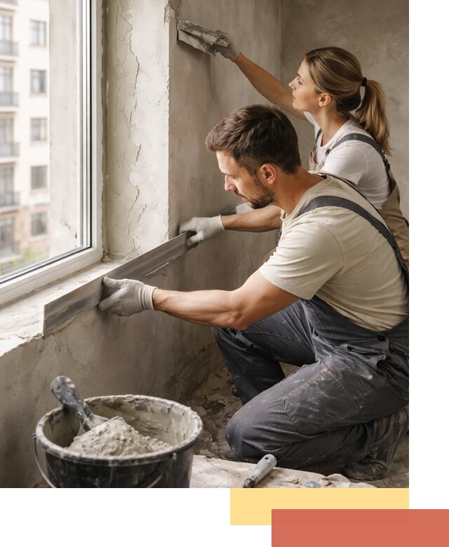 Штукатурка откосов дверей и окон профессионально в Моршанске