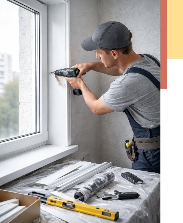 Установка пластиковых откосов в Моршанске от 2337 руб. | ОТДЕЛОЧНИК-Мрш монтаж, быстро и недорого