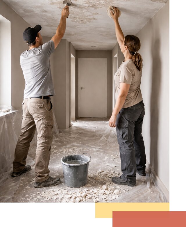 Удаление побелки с потолка в Моршанске — быстро и аккуратно