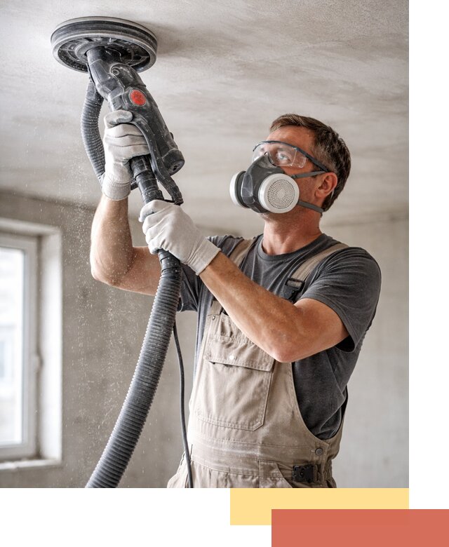 Шлифовка потолка в Моршанске — качественная подготовка под отделку