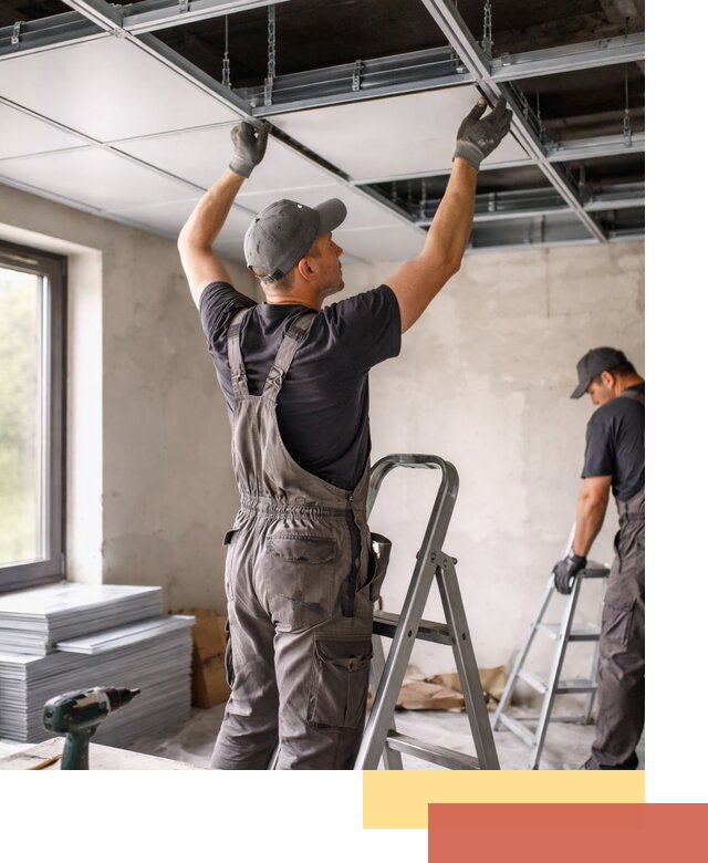 Монтаж кассетного потолка в Моршанске качественно и быстро