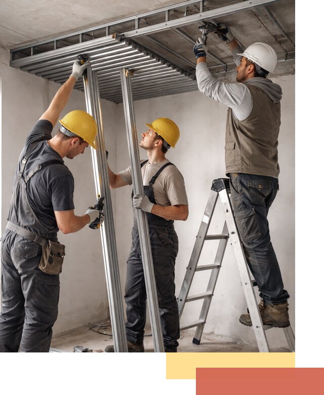 Монтаж реечного потолка под ключ в Моршанске