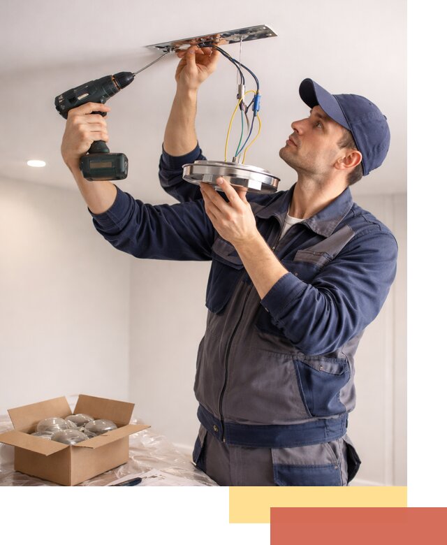 Установка люстры в натяжной потолок в Моршанске