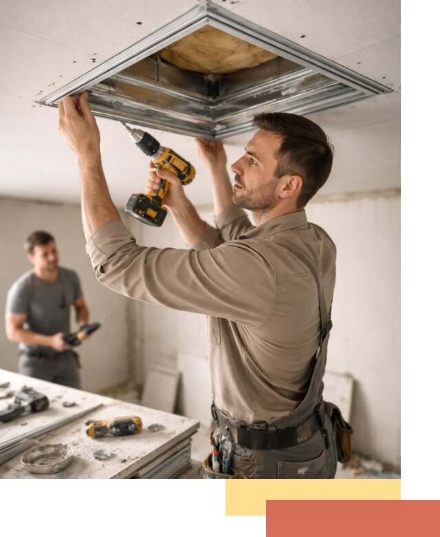 Монтаж люка в потолок из ГКЛ в Моршанске