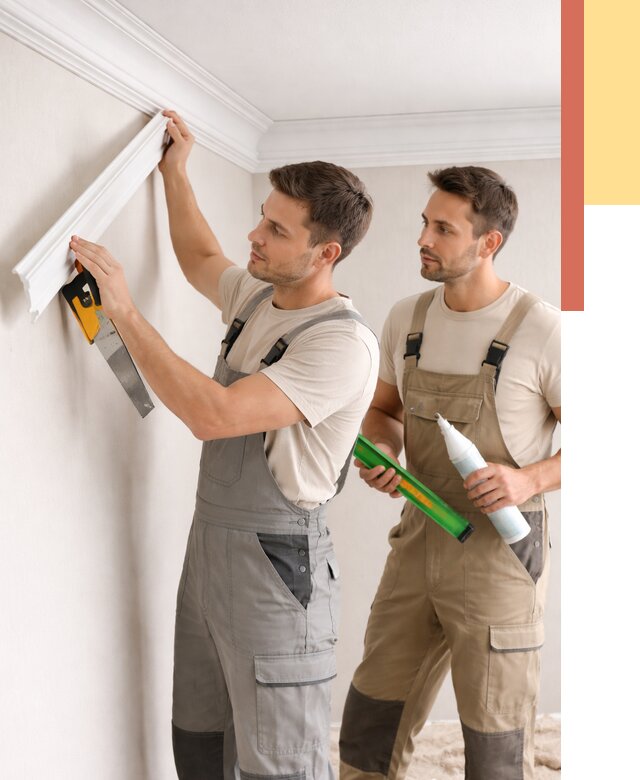 Монтаж потолочного плинтуса в Моршанске от 2389 руб. — быстро и недорого | ОТДЕЛОЧНИК-Мрш