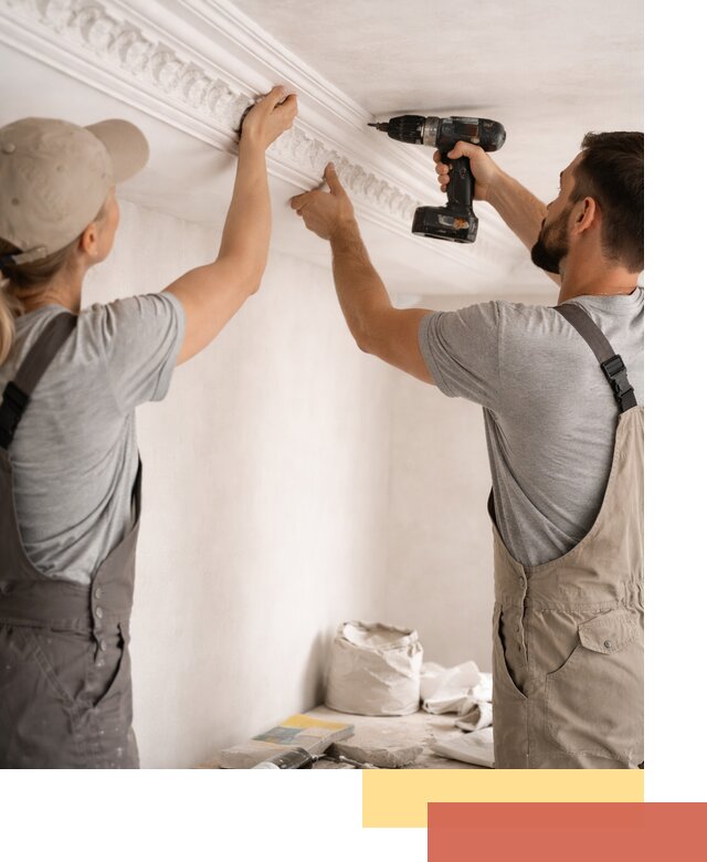 Профессиональный монтаж лепнины на потолок в Моршанске