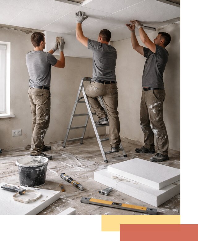 Утепление потолка пенопластом в Моршанске быстро и качественно