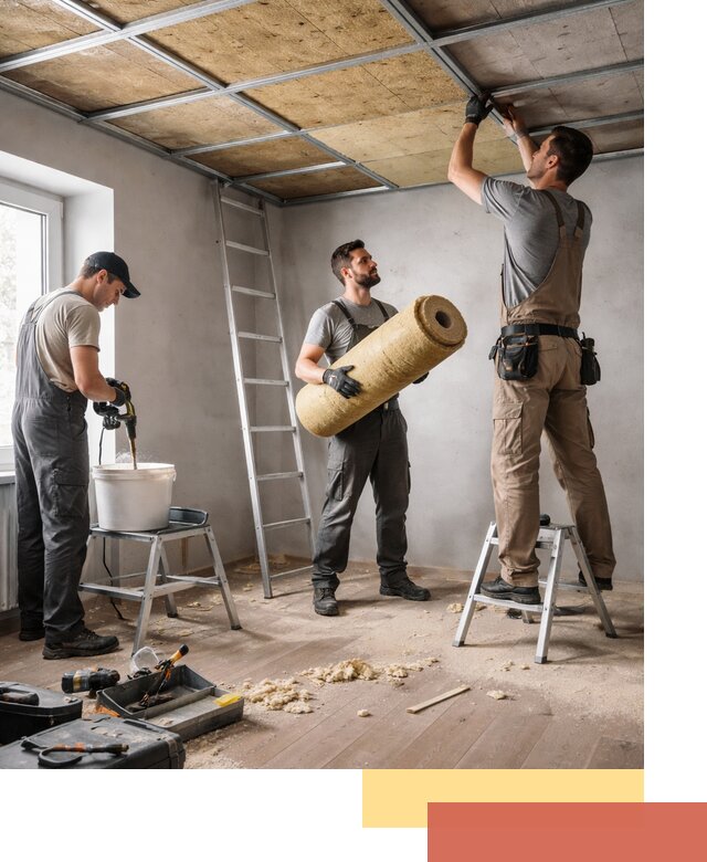 Шумоизоляция потолка в Моршанске: профессиональный монтаж и отделка