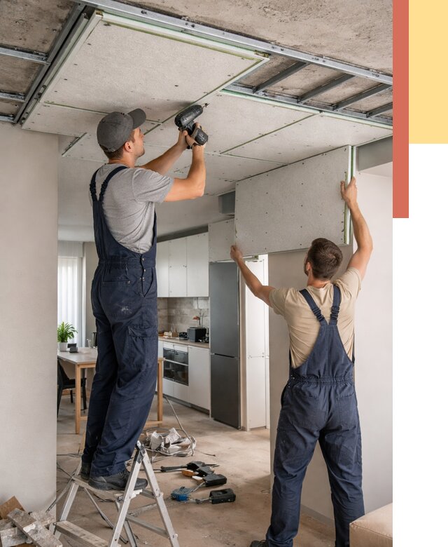 Шумоизоляция потолка панелями зипс в Моршанске от 1921 руб. под ключ | ОТДЕЛОЧНИК-Мрш